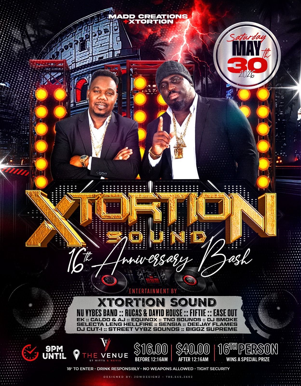 XTORTION 16th Anniversary Bash